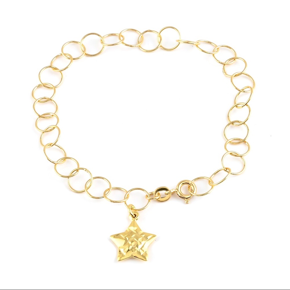 Link Bracelet With Star Charm